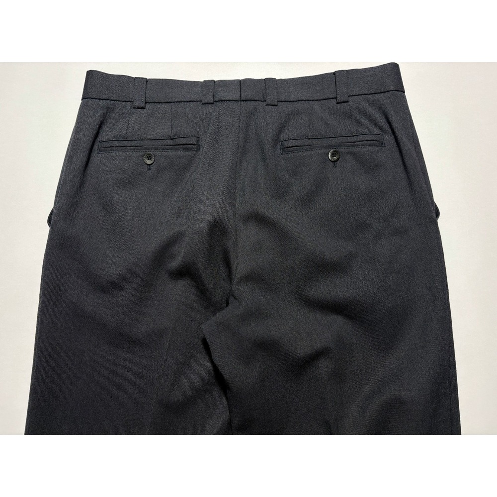 MEYER Dress Pants Trousers Slacks Wool Blend Stretch Expandible Waist Mens 34x32 - Picture 5 of 14